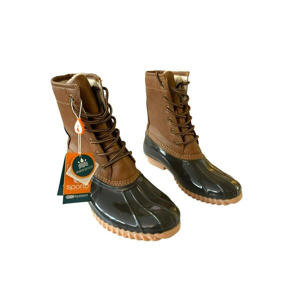 Sporto Shoes - Sporto Waterproof Duck Boots With Thermolite Insulation Size 7 NEW